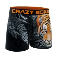 Men's Boxer Briefs - Wild Outdoors - Tiger -Crazy Boxer CBOUT01TIGR 3