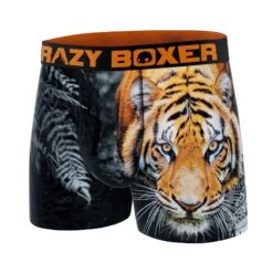Men's Boxer Briefs - Wild Outdoors - Tiger -Crazy Boxer CBOUT01TIGR 4