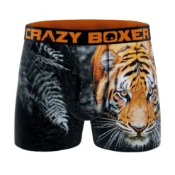 CRAZYBOXER Outdoor Tigers Men's Boxer Briefs (2 Pack) -Crazy Boxer CBOUT01X2A3 5