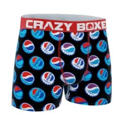 CRAZYBOXER Pepsi Men's Boxer Briefs -Crazy Boxer CBPEP0101CAPS 3