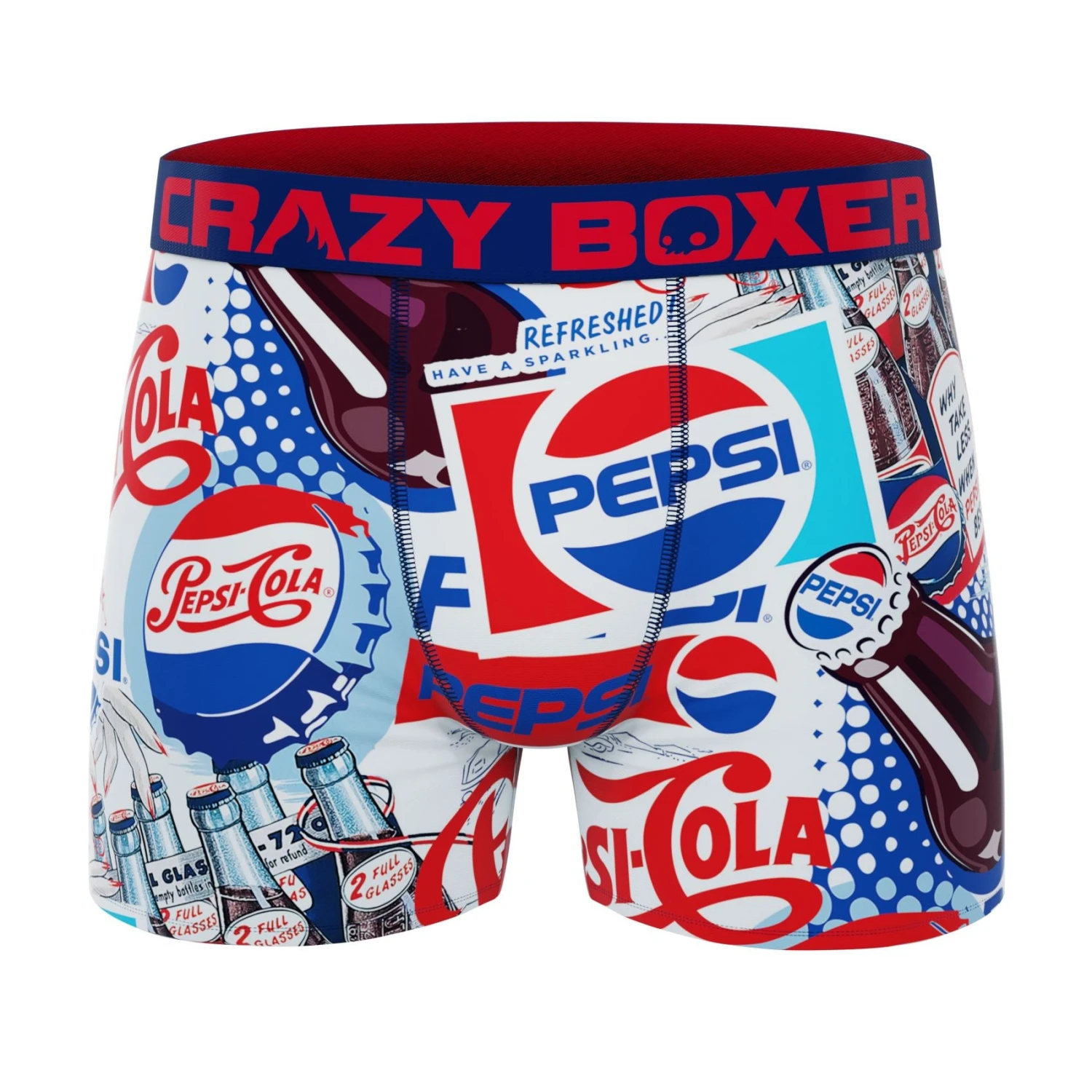 CRAZYBOXER Pepsi Vintage Men's Boxer Briefs 1 CRAZYBOXER Pepsi Vintage Men's Boxer Briefs