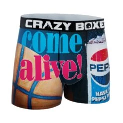 CRAZYBOXER Pepsi Come Alive! & Basketball Men's Boxer Briefs -Crazy Boxer CBPEP01BASK 3