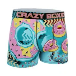 Men's Boxer Briefs - Colorful - Donuts -Crazy Boxer CBPOS01DONU 3