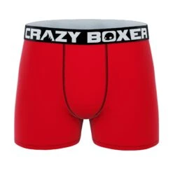 Men's 3-Pack Boxer Briefs - Colorful - Retro -Crazy Boxer CBPOS01X3A2 6