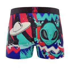 Men's 3-Pack Boxer Briefs - Colorful - Retro -Crazy Boxer CBPOS01X3A2 9