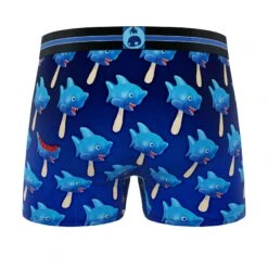Men's 3-Pack Boxer Briefs - Animals - Shark And Goldfish 9 Men's 3-Pack Boxer Briefs - Animals - Shark And Goldfish -Crazy Boxer CBPOS01X3A4 5