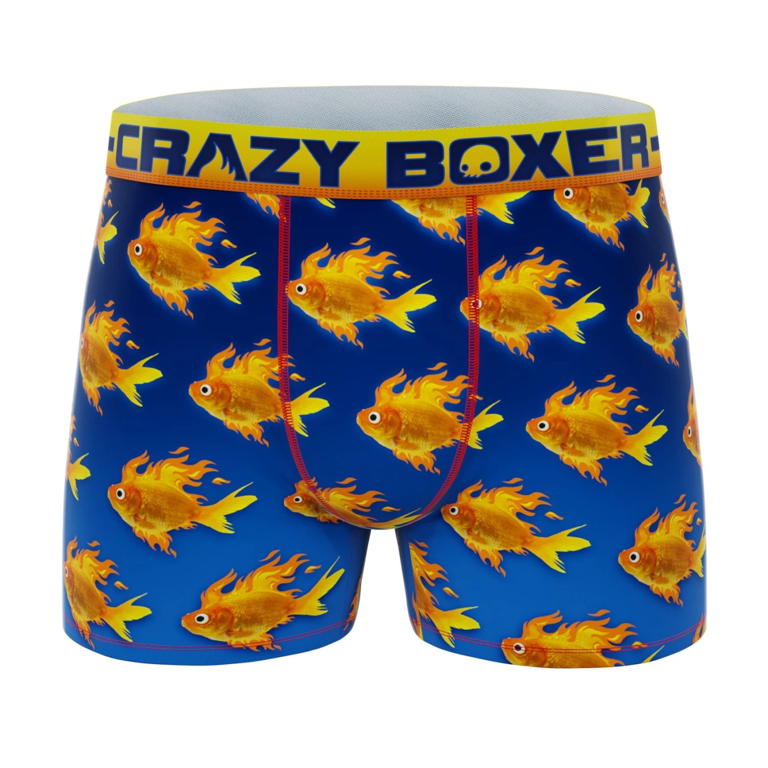 Men's 3-Pack Boxer Briefs - Animals - Shark And Goldfish 6 Men's 3-Pack Boxer Briefs - Animals - Shark And Goldfish - Image 6
