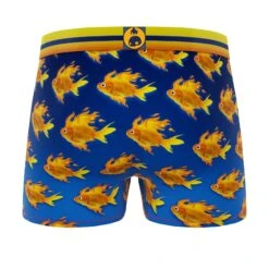 Men's 3-Pack Boxer Briefs - Animals - Shark And Goldfish 13 Men's 3-Pack Boxer Briefs - Animals - Shark And Goldfish -Crazy Boxer CBPOS01X3A4 9