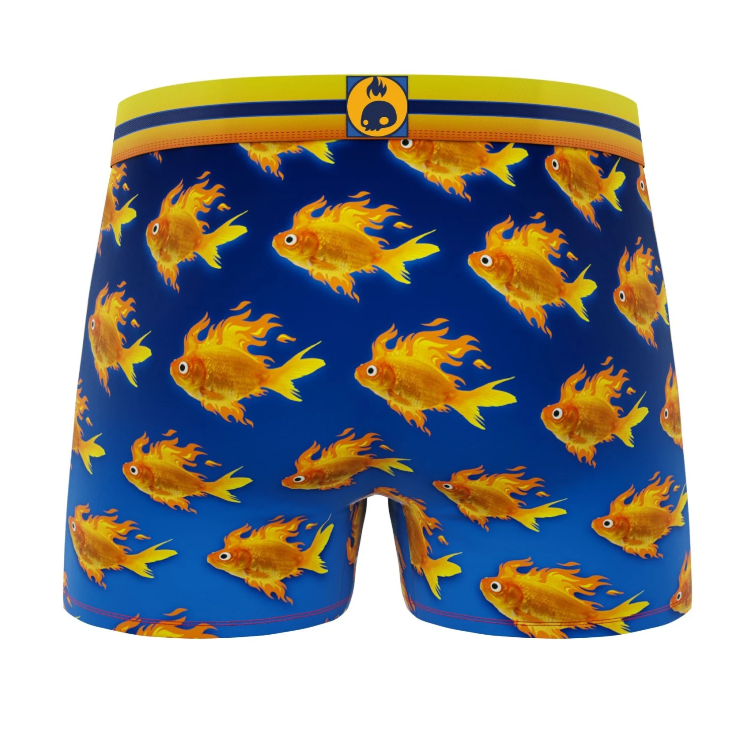 Men's 3-Pack Boxer Briefs - Animals - Shark And Goldfish 7 Men's 3-Pack Boxer Briefs - Animals - Shark And Goldfish - Image 7