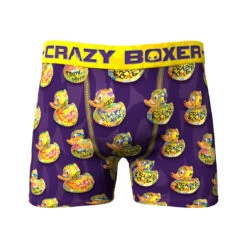 Men's 3-Pack Boxer Briefs - Animals - Flamingo Donut And Duck -Crazy Boxer CBPOS01X3A5 8