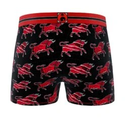 Men's 3-Pack Boxer Briefs - Animals - Bull And Rhino -Crazy Boxer CBPOS01X3A6 9