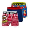 CRAZYBOXER Pringles XMAS Men's Boxer Briefs (3 Pack)