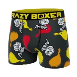 CRAZYBOXER Pringles Warm Men's Boxer Briefs 7 CRAZYBOXER Pringles Warm Men's Boxer Briefs -Crazy Boxer CBPRI0101WARM 4