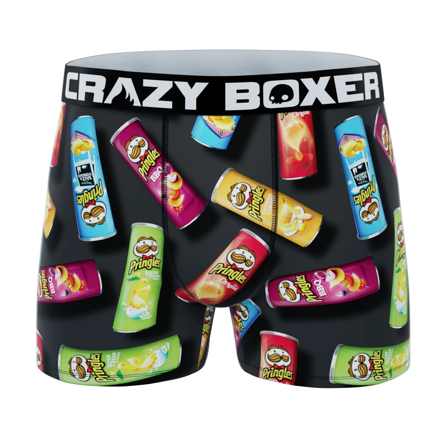CRAZYBOXER Pringles Men's Boxer Briefs (2 Pack) 2 CRAZYBOXER Pringles Men's Boxer Briefs (2 Pack) - Image 2