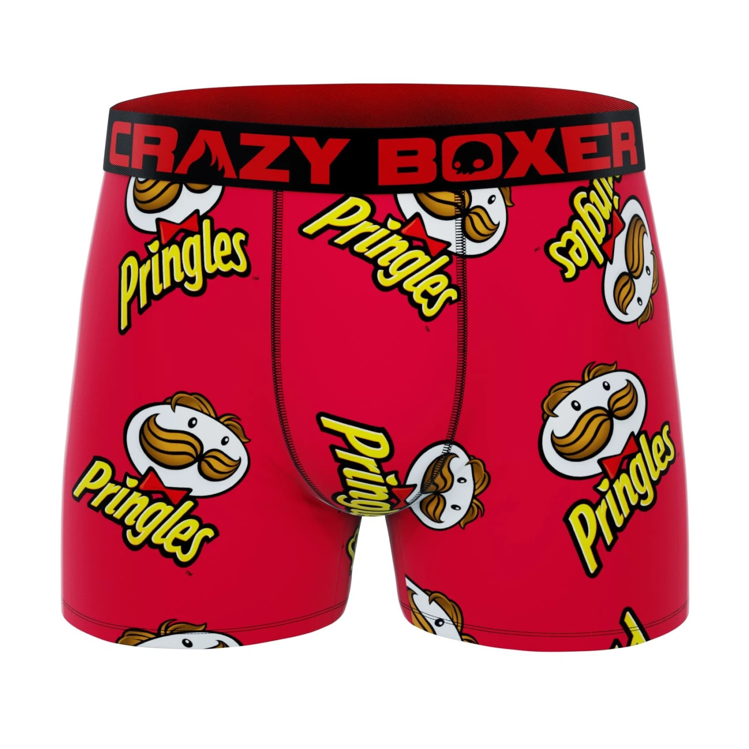 CRAZYBOXER Pringles Face Men's Boxer Briefs (Pack 2) 4 CRAZYBOXER Pringles Face Men's Boxer Briefs (Pack 2) - Image 4
