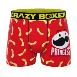CRAZYBOXER Pringles Chips And Logo Men's Boxer Briefs