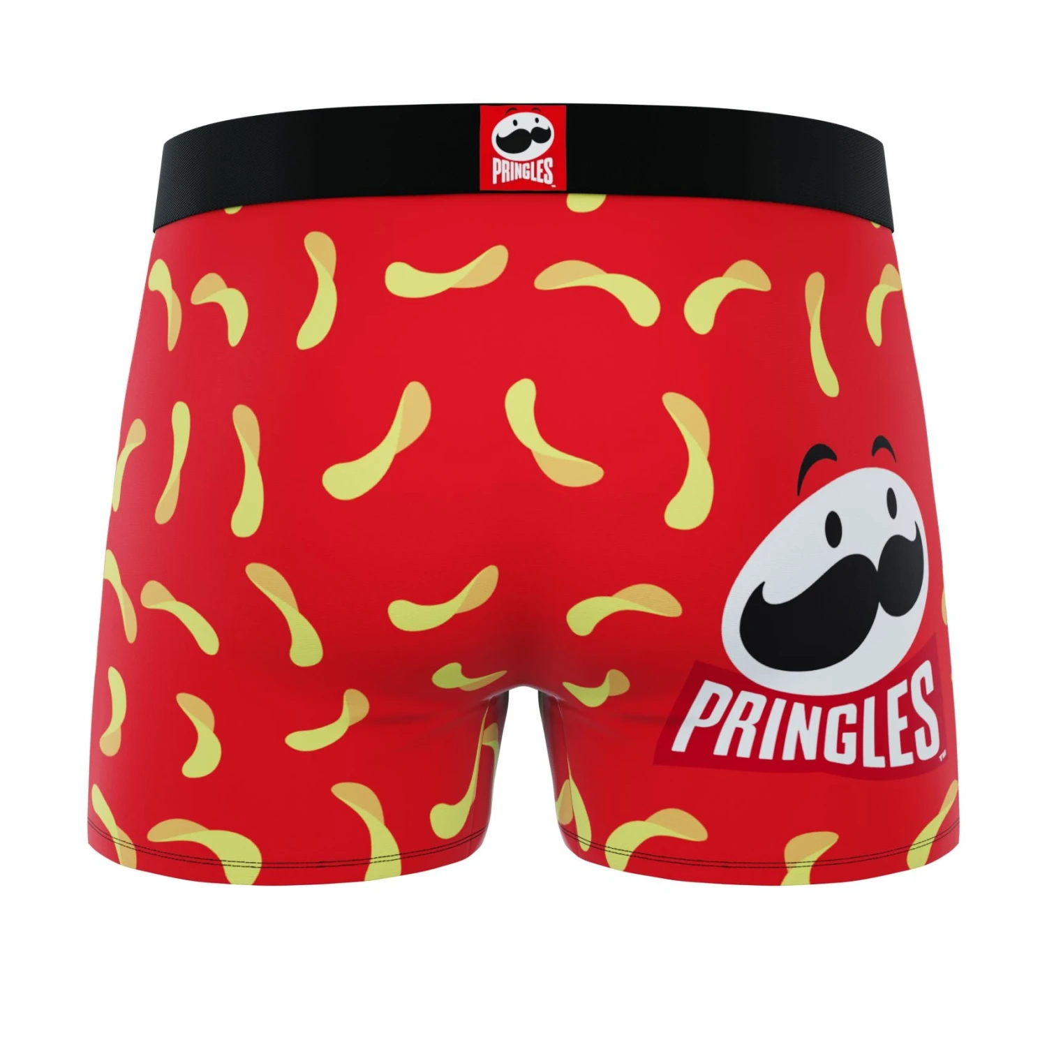 CRAZYBOXER Pringles Chips And Logo Men's Boxer Briefs 2 CRAZYBOXER Pringles Chips And Logo Men's Boxer Briefs - Image 2