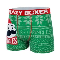 CRAZYBOXER Pringles Santa Logo Men's Boxer Briefs -Crazy Boxer CBPRI0102PRI2 4