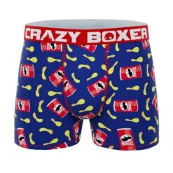 CRAZYBOXER Pringles Chips And Logo Men's Boxer Briefs (2 Pack) -Crazy Boxer CBPRI0102X2A2 3