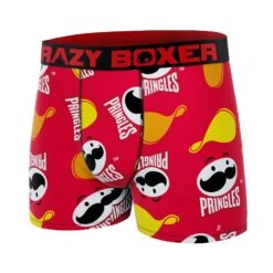 CRAZYBOXER Pringles Chips And Logo Small Men's Boxer Briefs -Crazy Boxer CBPRI01FAC2 4