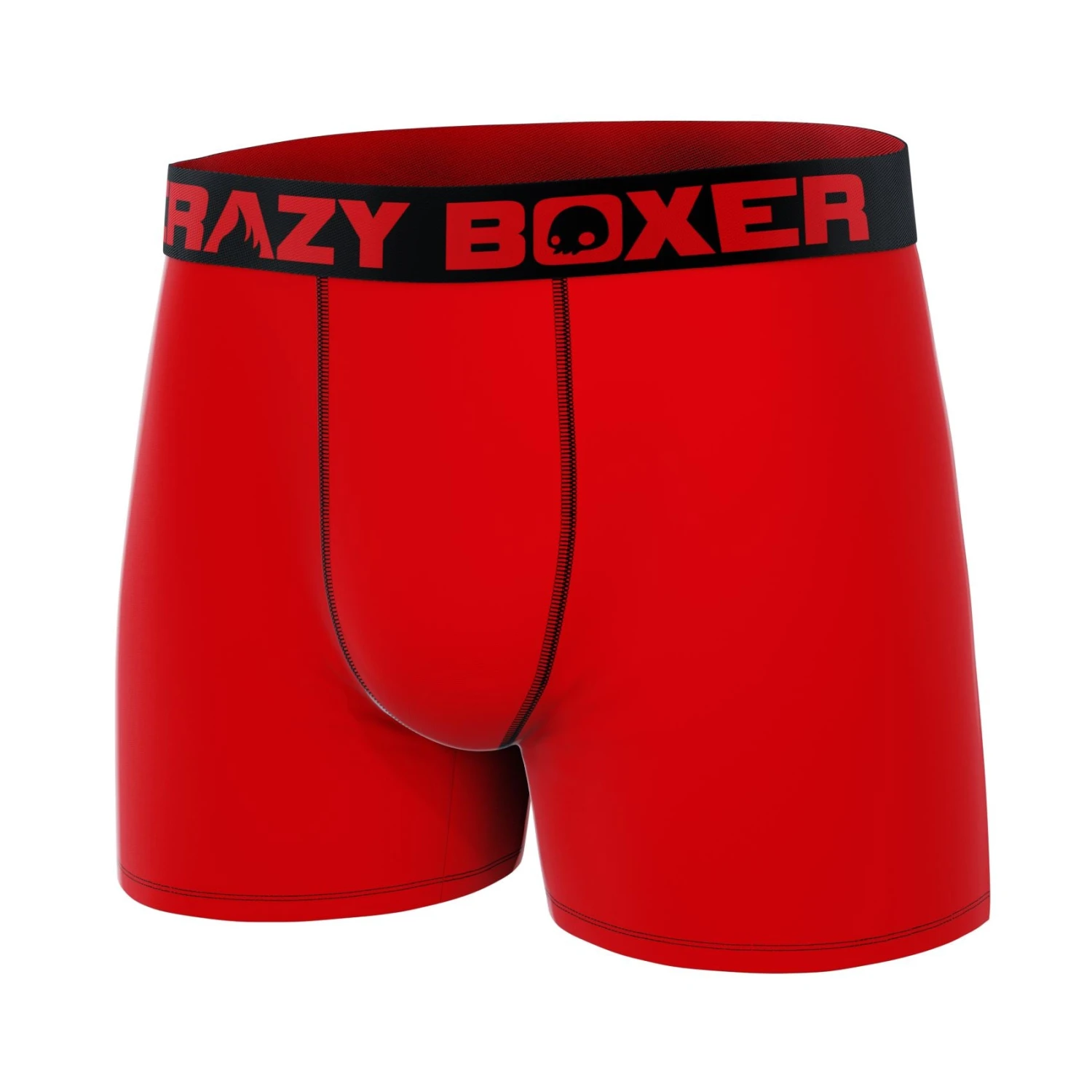CRAZYBOXER Classic Red Men's Boxer Briefs 3 CRAZYBOXER Classic Red Men's Boxer Briefs - Image 3
