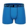CRAZYBOXER Premium Uni Blue Men's Boxer Briefs