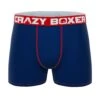 CRAZYBOXER Classic Blue Red Men's Boxer Briefs