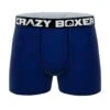 CRAZYBOXER Black Purple Stiches Men's Boxer Briefs
