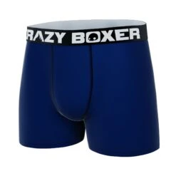 CRAZYBOXER Black Purple Stiches Men's Boxer Briefs -Crazy Boxer CBPRM01UNI9 4