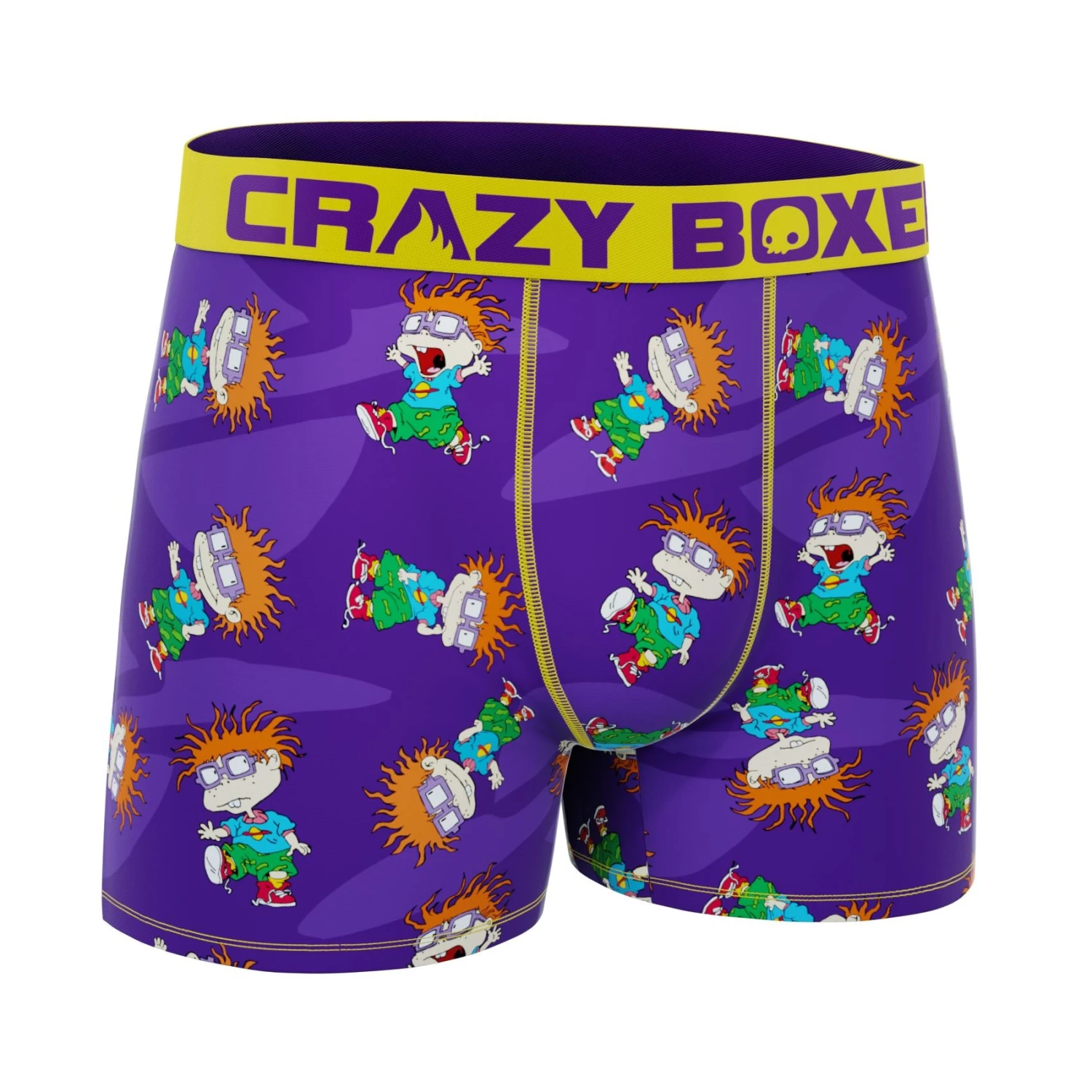 CRAZYBOXER Rugrats Purple Men's Boxer Briefs 3 CRAZYBOXER Rugrats Purple Men's Boxer Briefs - Image 3
