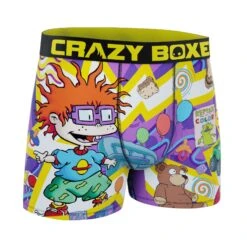 CRAZYBOXER Rugrats Living RoomMen's Boxer Briefs 6 CRAZYBOXER Rugrats Living RoomMen's Boxer Briefs -Crazy Boxer CBRUG01CANA 3