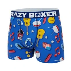 CRAZYBOXER American Culture Men's Boxer Briefs 7 CRAZYBOXER American Culture Men's Boxer Briefs -Crazy Boxer CBSEA0101AME2 4