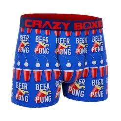 CRAZYBOXER Beer Men's Boxer Briefs -Crazy Boxer CBSEA0101BEER 3