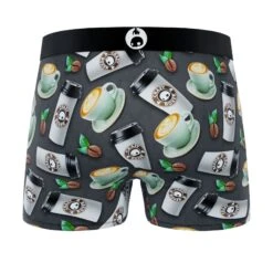 CRAZYBOXER Premium Coffee Men's Boxer Briefs (Creative Packaging) -Crazy Boxer CBSEA0101COFEN 2