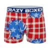 CRAZYBOXER USA Men's Boxer Briefs
