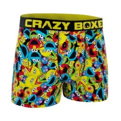 CRAZYBOXER Sesame Street All Characters Men's Boxer Briefs -Crazy Boxer CBSES0101ALL2 3