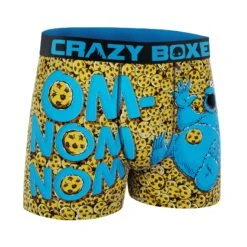 CRAZYBOXER Sesame Street Cookie Monster Men's Boxer Briefs (Creative Packaging) 8 CRAZYBOXER Sesame Street Cookie Monster Men's Boxer Briefs (Creative Packaging) -Crazy Boxer CBSES0101COOKN 3