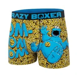 CRAZYBOXER Sesame Street Cookie Monster Men's Boxer Briefs (Creative Packaging) 9 CRAZYBOXER Sesame Street Cookie Monster Men's Boxer Briefs (Creative Packaging) -Crazy Boxer CBSES0101COOKN 4