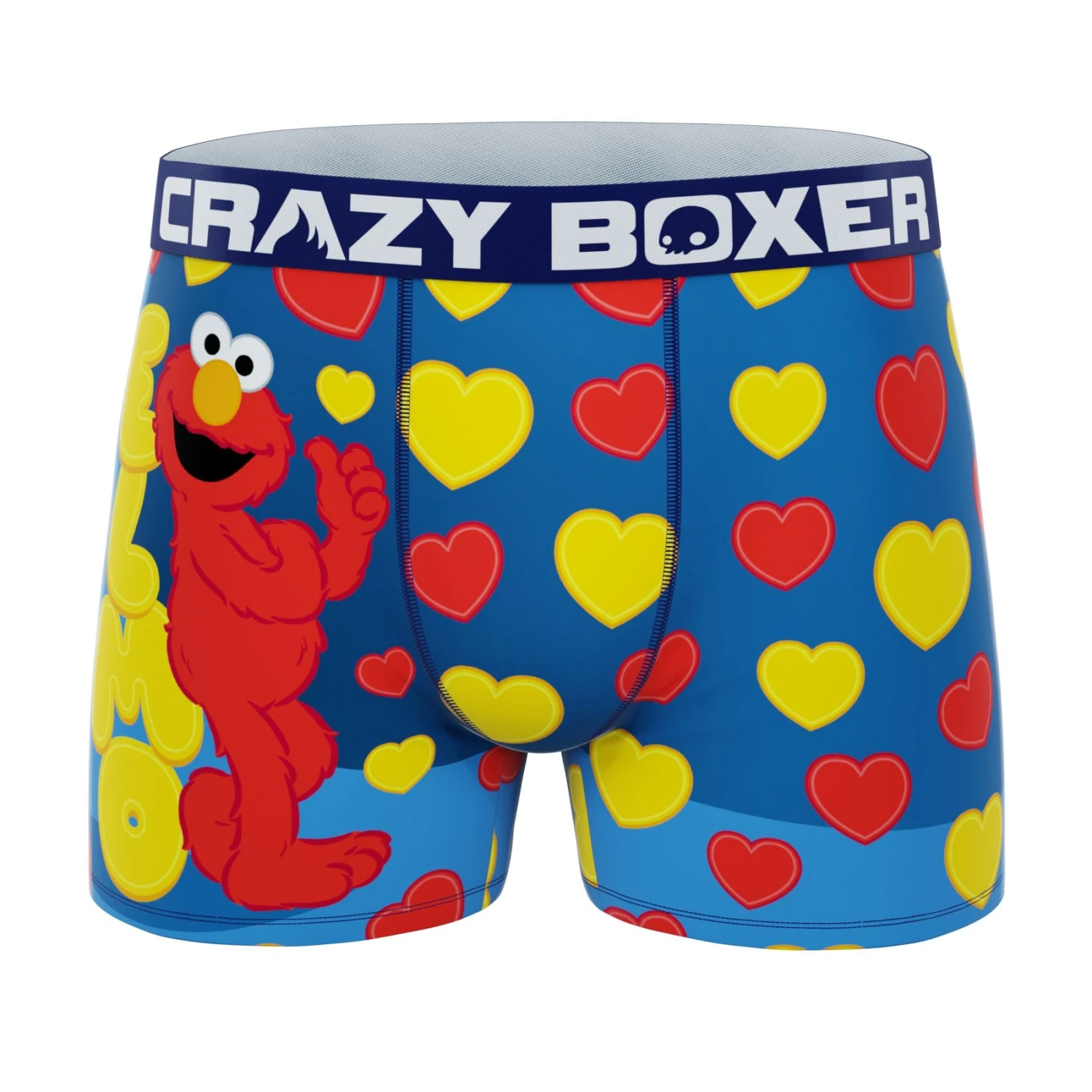 CRAZYBOXER Sesame Street Hearts Men's Boxer Briefs 1 CRAZYBOXER Sesame Street Hearts Men's Boxer Briefs