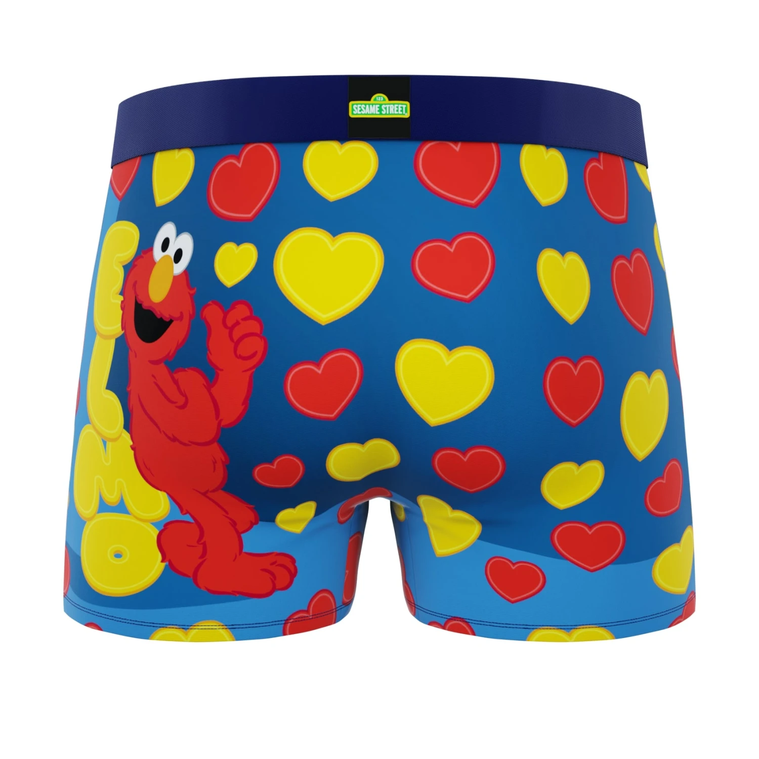 CRAZYBOXER Sesame Street Hearts Men's Boxer Briefs 2 CRAZYBOXER Sesame Street Hearts Men's Boxer Briefs - Image 2