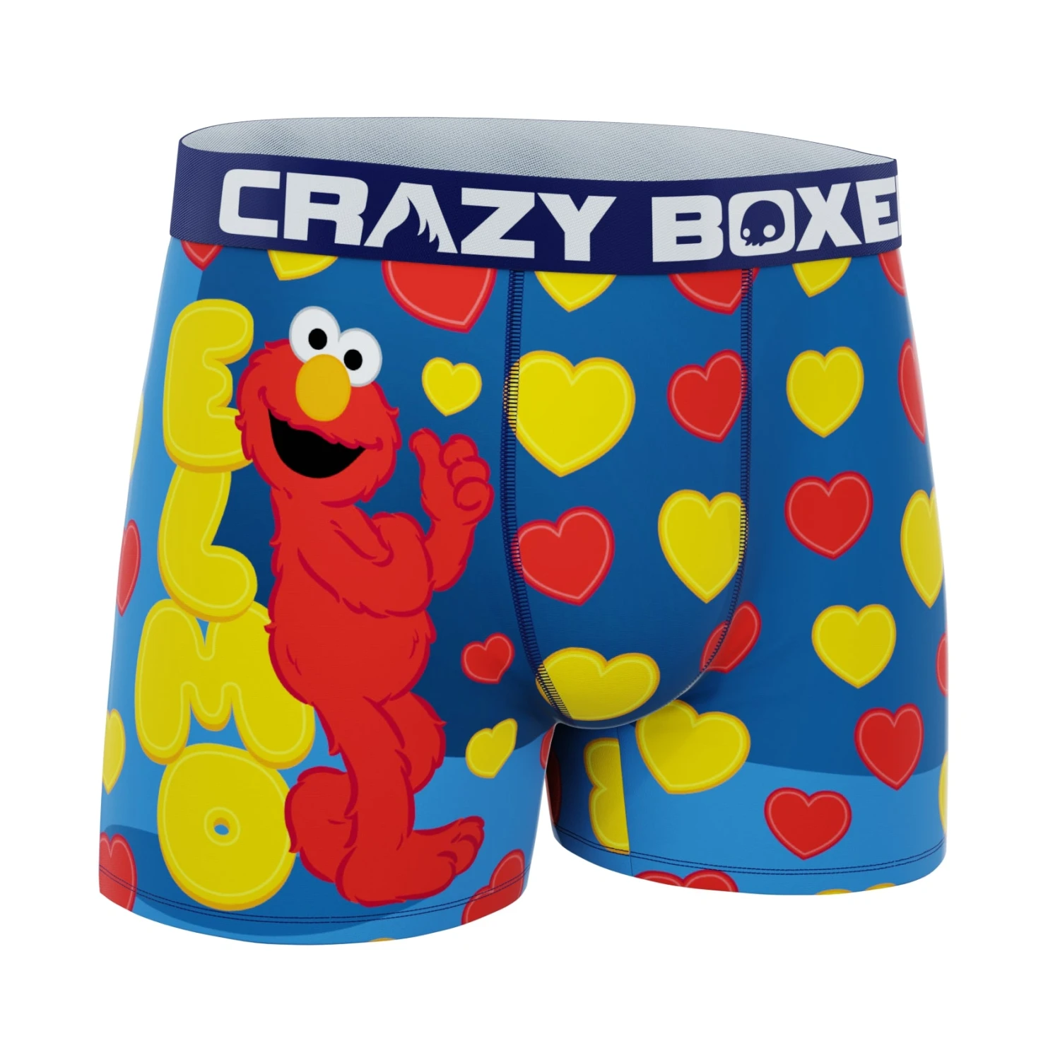 CRAZYBOXER Sesame Street Hearts Men's Boxer Briefs 3 CRAZYBOXER Sesame Street Hearts Men's Boxer Briefs - Image 3