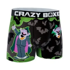 CRAZYBOXER Sesame Street The Count Men's Boxer Briefs (Creative Packaging) -Crazy Boxer CBSES01COUN 3