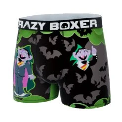 CRAZYBOXER Sesame Street The Count Men's Boxer Briefs (Creative Packaging) -Crazy Boxer CBSES01COUN 4