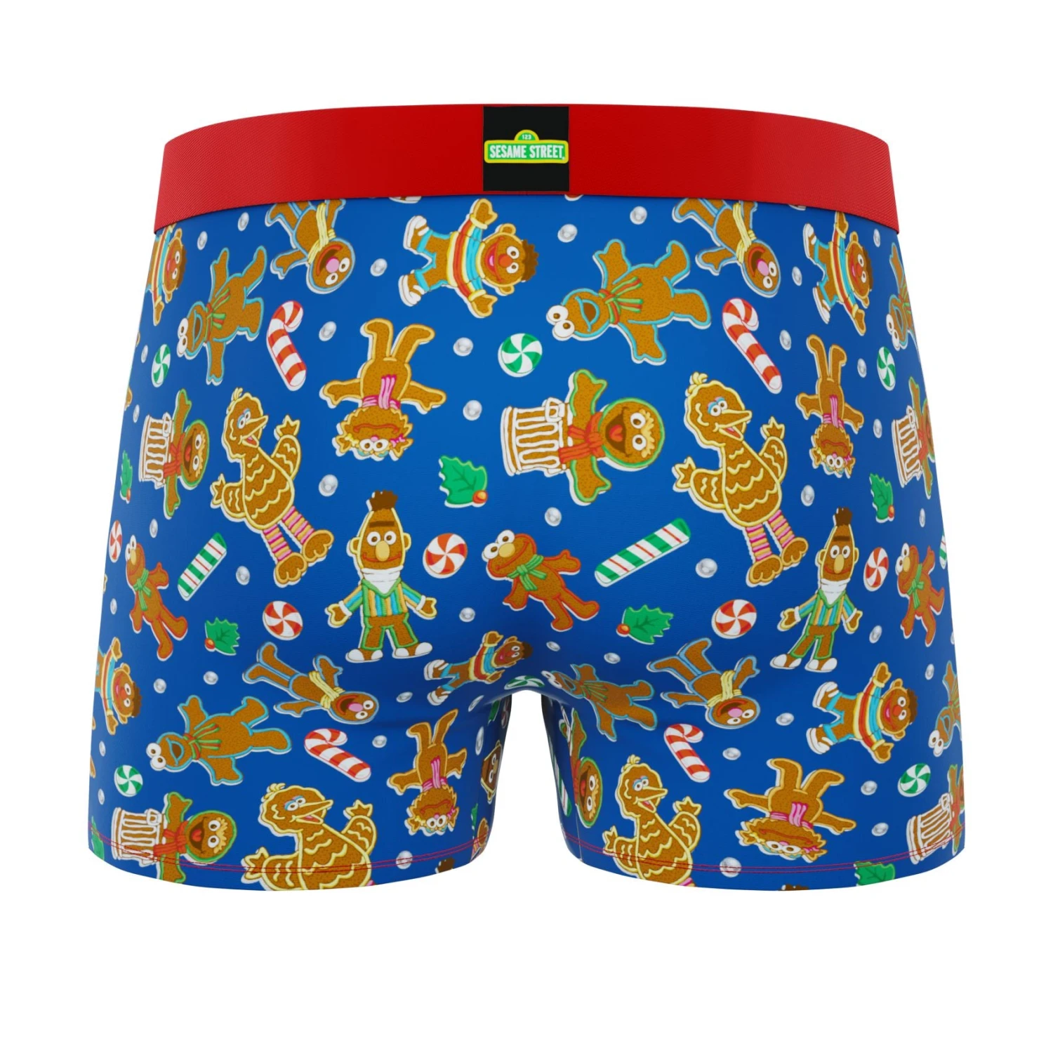 CRAZYBOXER Sesame Street Cookie Santa Monster Men's Boxer Briefs 2 CRAZYBOXER Sesame Street Cookie Santa Monster Men's Boxer Briefs - Image 2