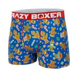 CRAZYBOXER Sesame Street Cookie Santa Monster Men's Boxer Briefs 7 CRAZYBOXER Sesame Street Cookie Santa Monster Men's Boxer Briefs -Crazy Boxer CBSES01GING 4