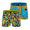 CRAZYBOXER Sesame Street Cookie Monster Men's Boxer Briefs (2 Pack)