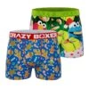 CRAZYBOXER Sesame Street Cookie Santa Monster Men's Boxer Briefs (2 Pack)