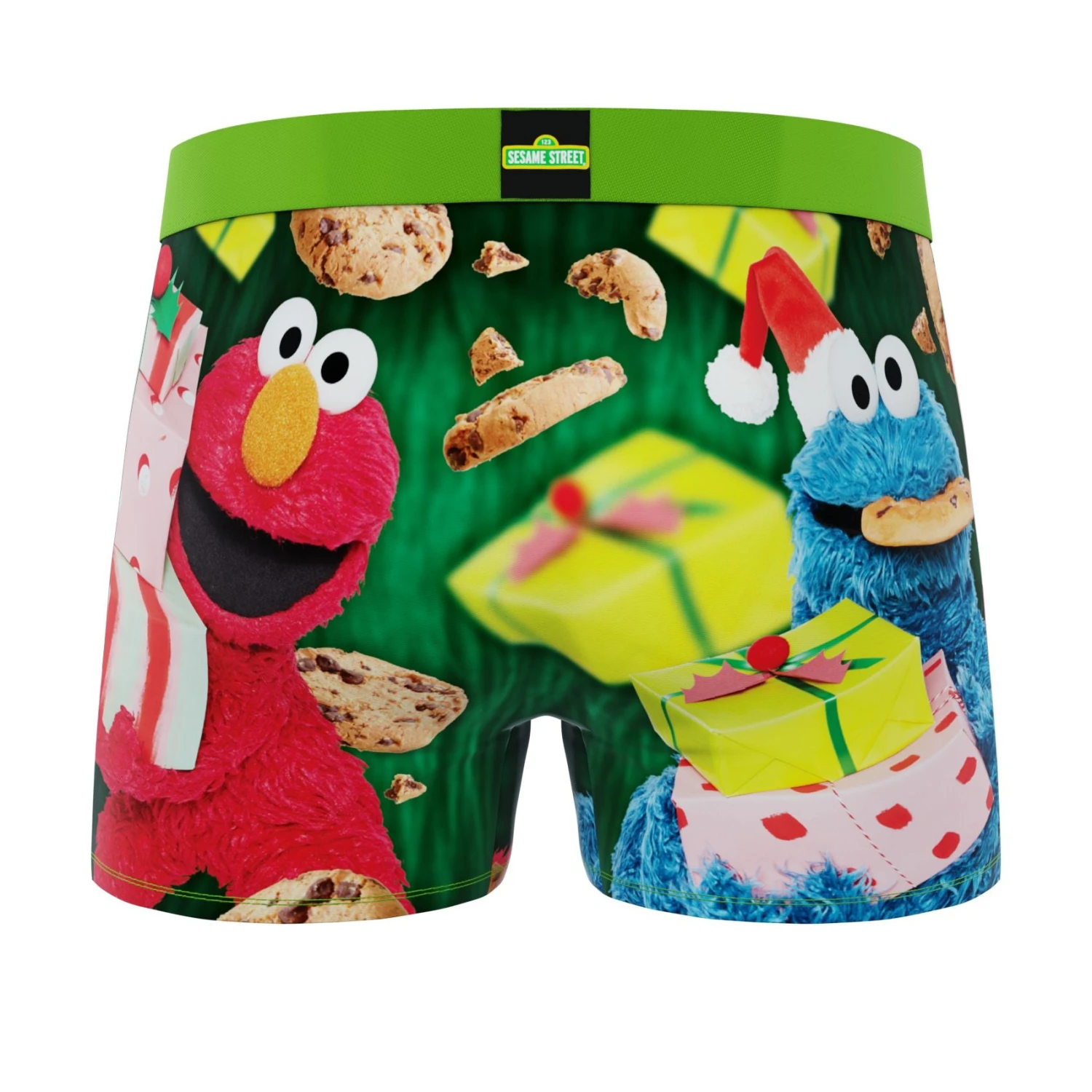 CRAZYBOXER Sesame Street Cookies & Gifts Men's Boxer Briefs 2 CRAZYBOXER Sesame Street Cookies & Gifts Men's Boxer Briefs - Image 2