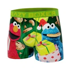 CRAZYBOXER Sesame Street Cookies & Gifts Men's Boxer Briefs 7 CRAZYBOXER Sesame Street Cookies & Gifts Men's Boxer Briefs -Crazy Boxer CBSES01XPIC 4