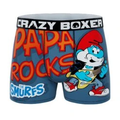 CRAZYBOXER The Smurfs Gift Explosion Men's Boxer Briefs